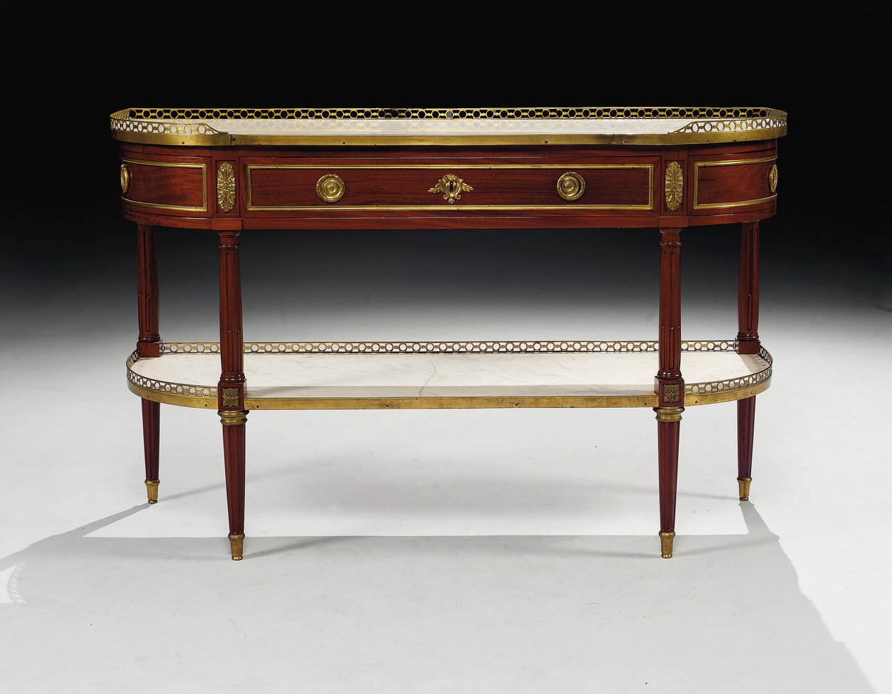 Console desserte Luigi XVI da Jean Frederic Birckel