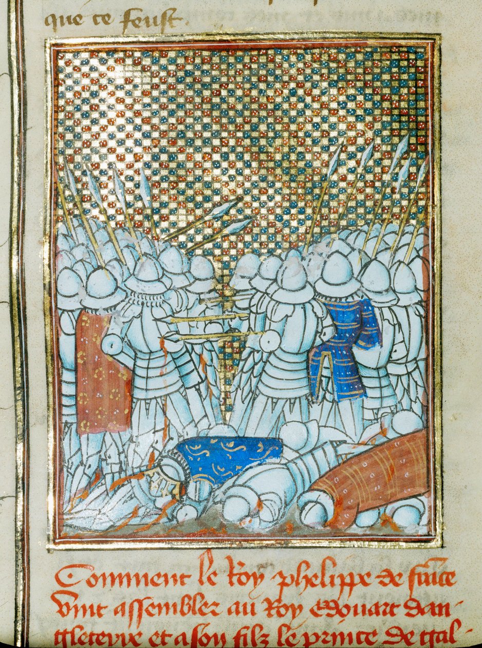 La battaglia di Crecy ... da Jean Froissart