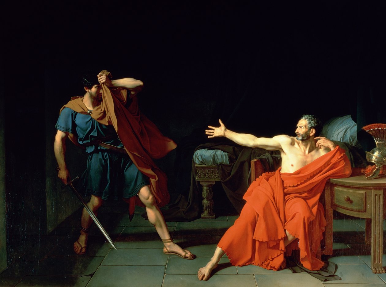 Francese: Marius prisonnier à Minturnes Marius a Minturnae da Jean Germain Drouais