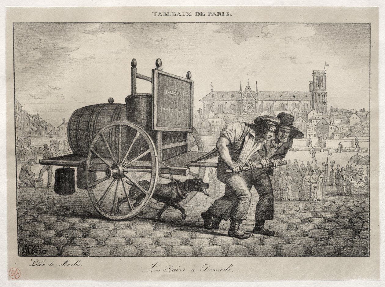 Scene di Parigi: Bagni a Casa da Jean Henri Marlet