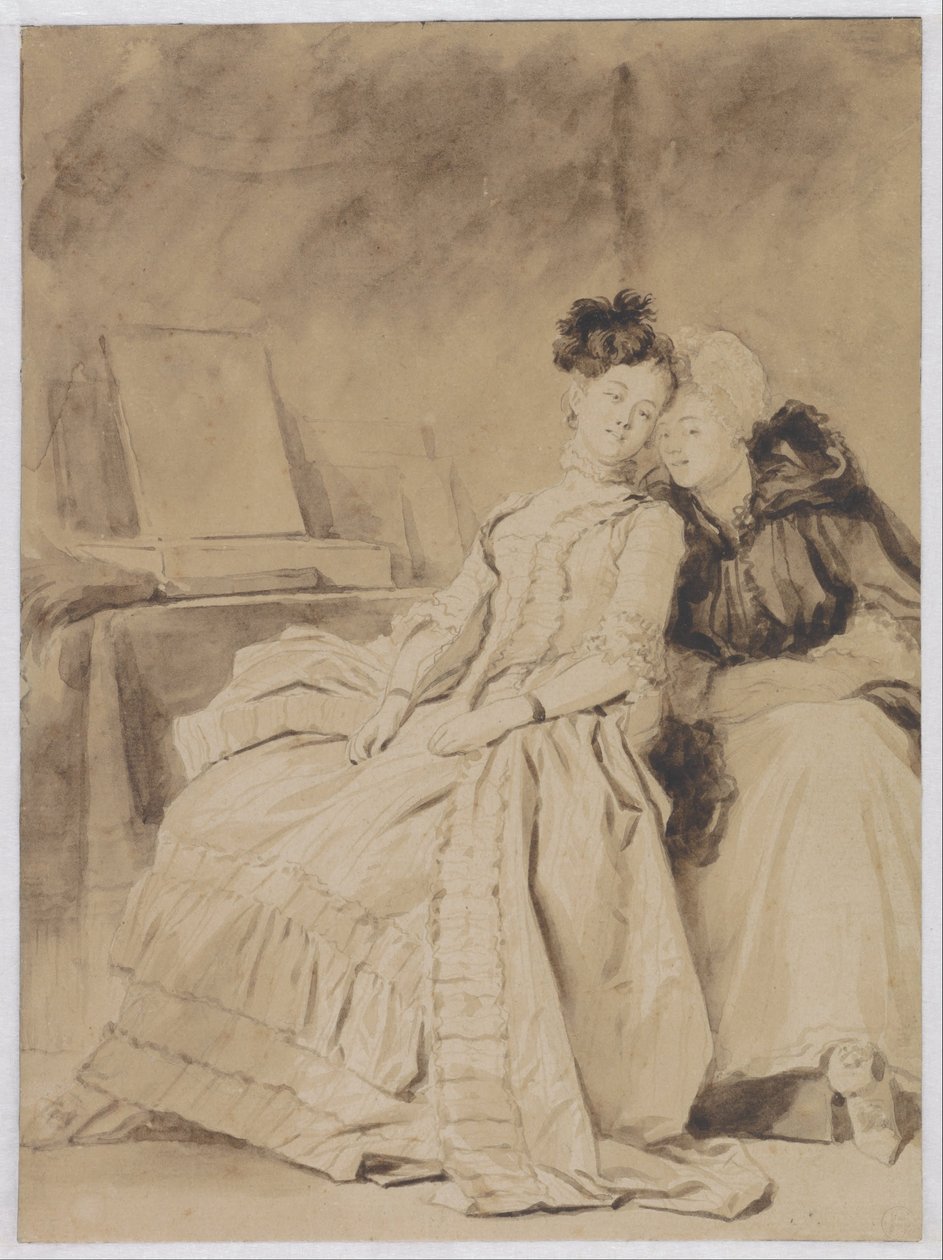La conversazione intima da Jean-Honore Fragonard
