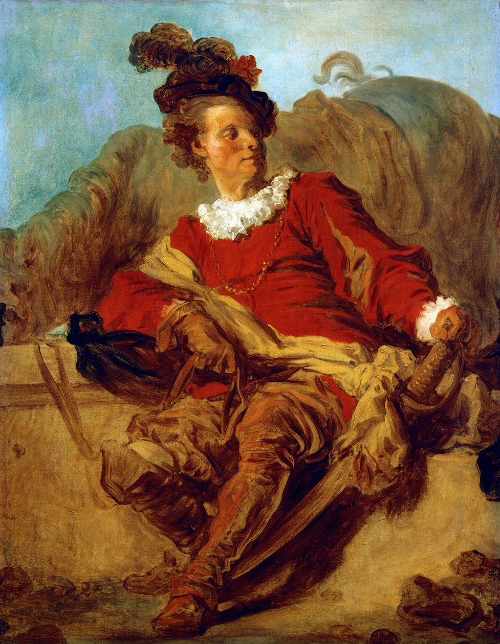 Abate di Saint-Non, vestito in stile spagnolo da Jean Honore Fragonard