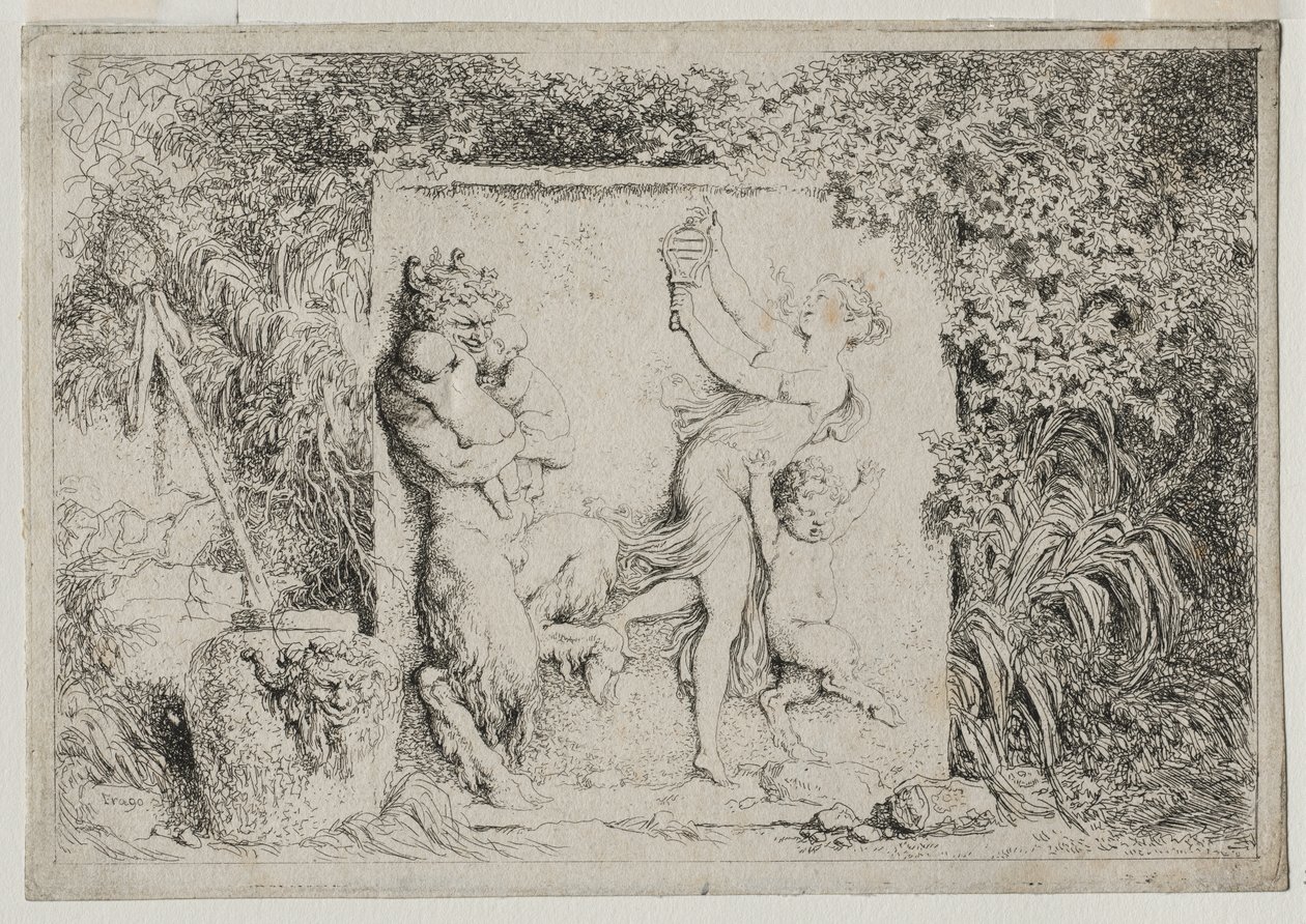 Baccanali: La Danza del Satiro da Jean Honore Fragonard