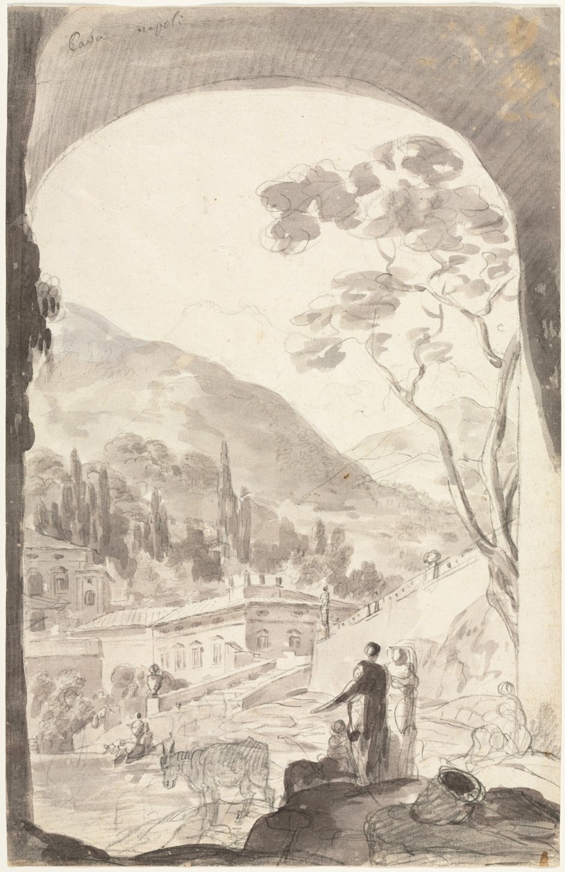 Cava Napoli, 1700 o 1800 da Jean Honore Fragonard
