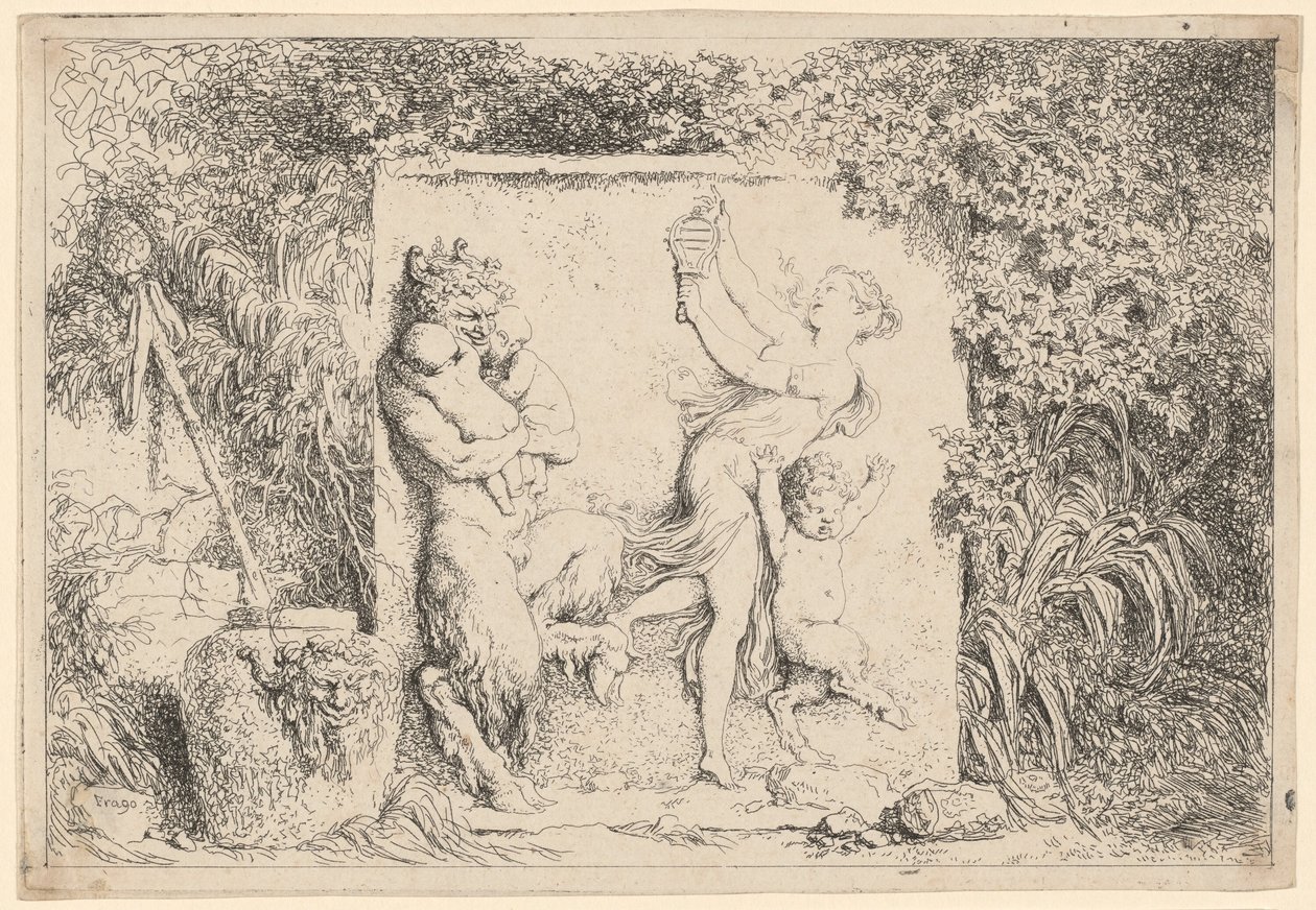 Danza dei satiri da Jean Honore Fragonard