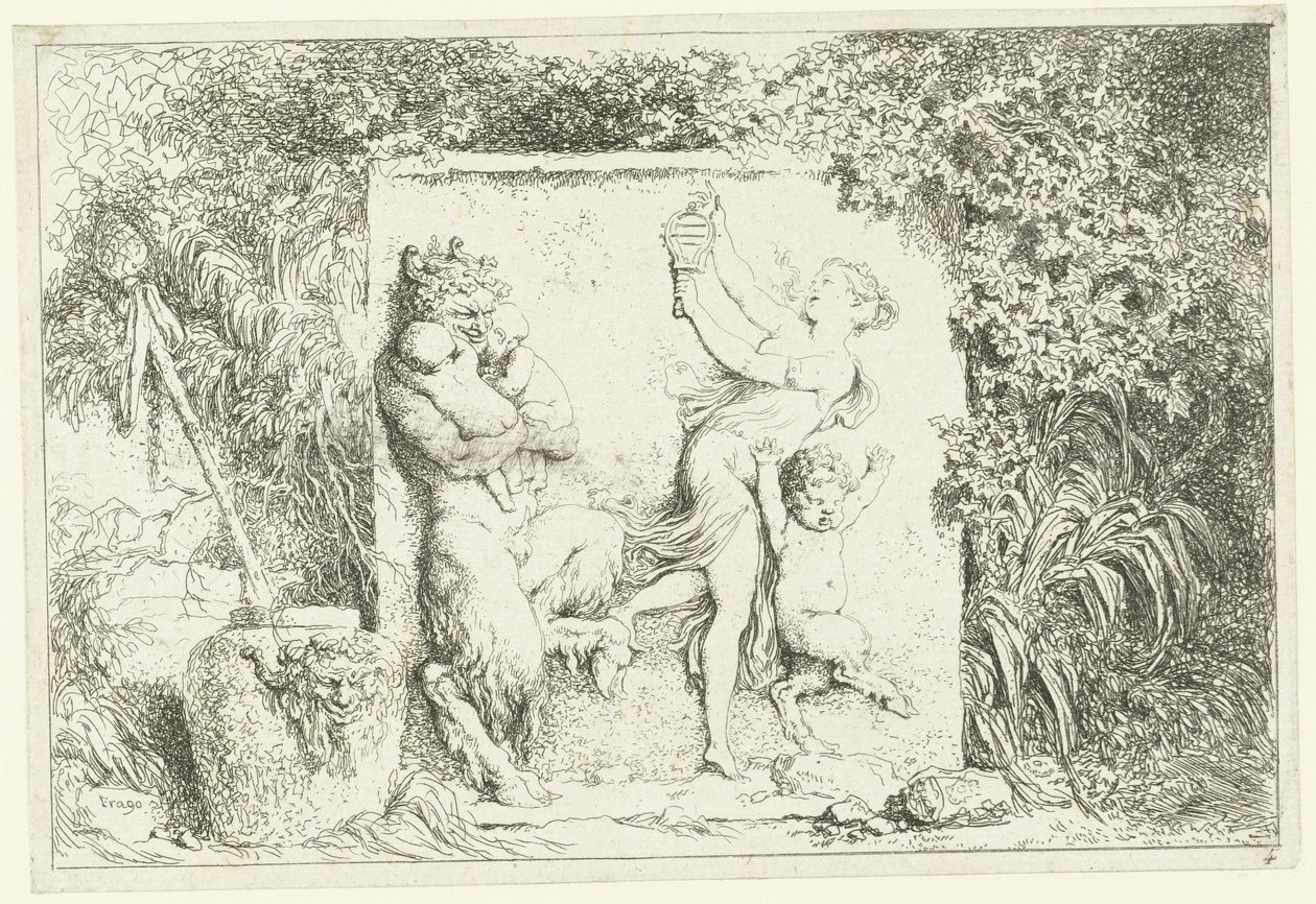 Danza dei satiri da Jean Honore Fragonard