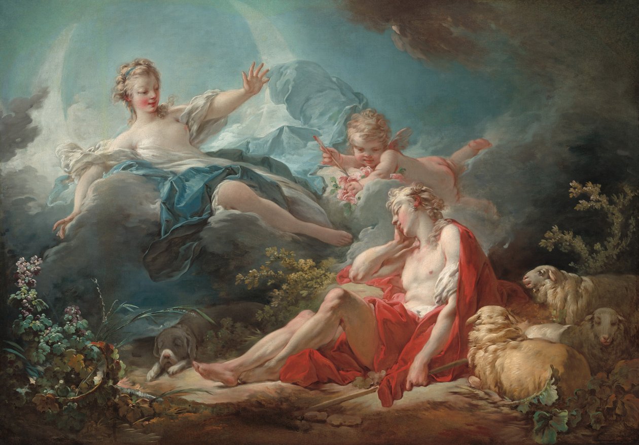 Diana ed Endimione, c. 1753-1756 da Jean Honore Fragonard