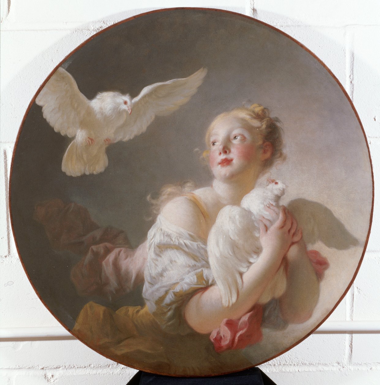 Ragazza con una colomba da Jean Honore Fragonard