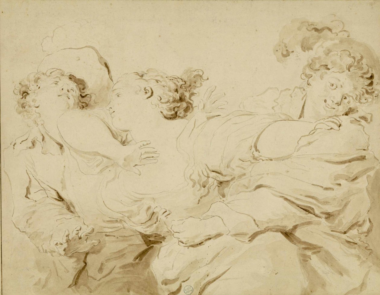 La Gifle, 1785 da Jean Honore Fragonard