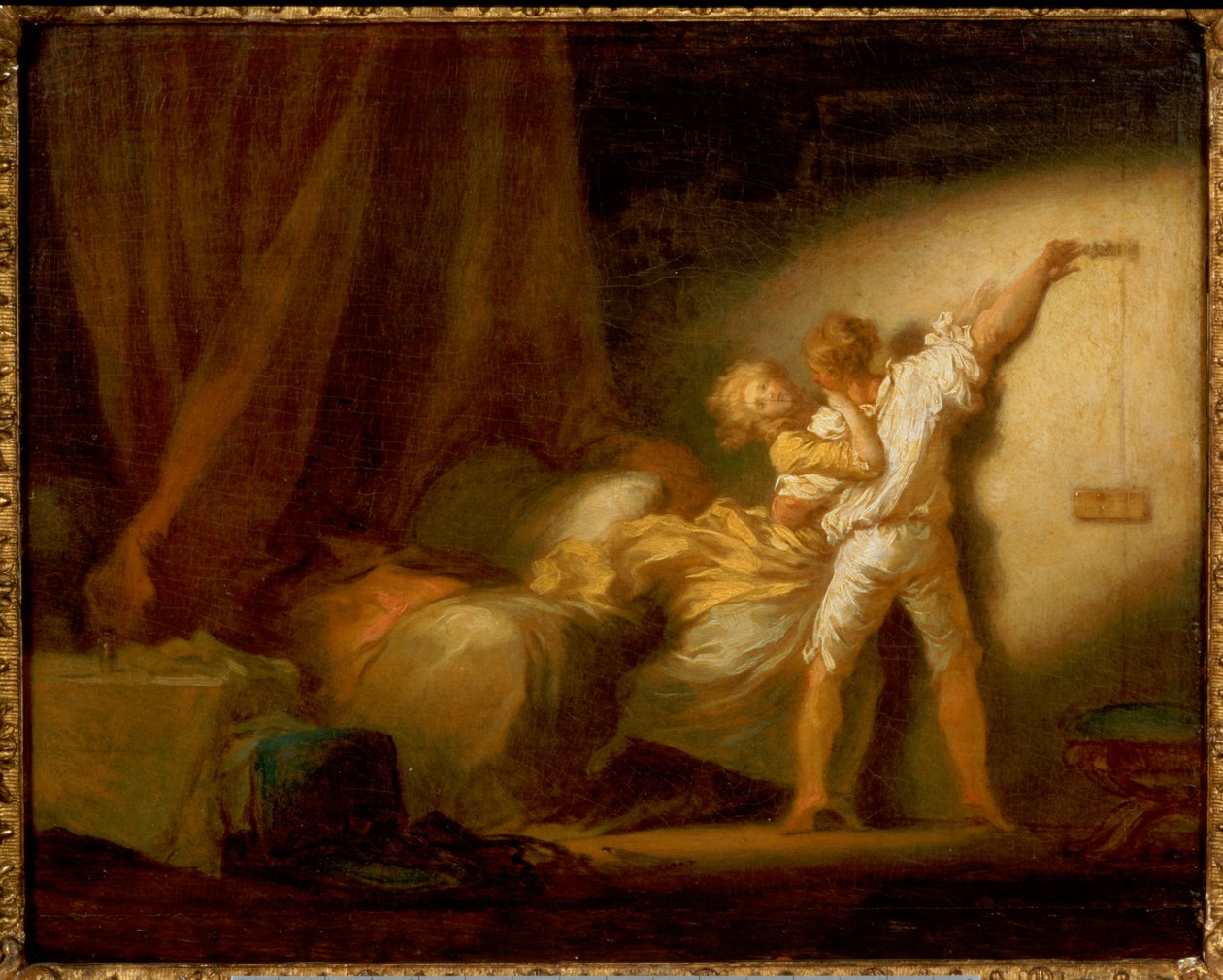 Versione modello di "Il chiavistello" da Jean Honore Fragonard