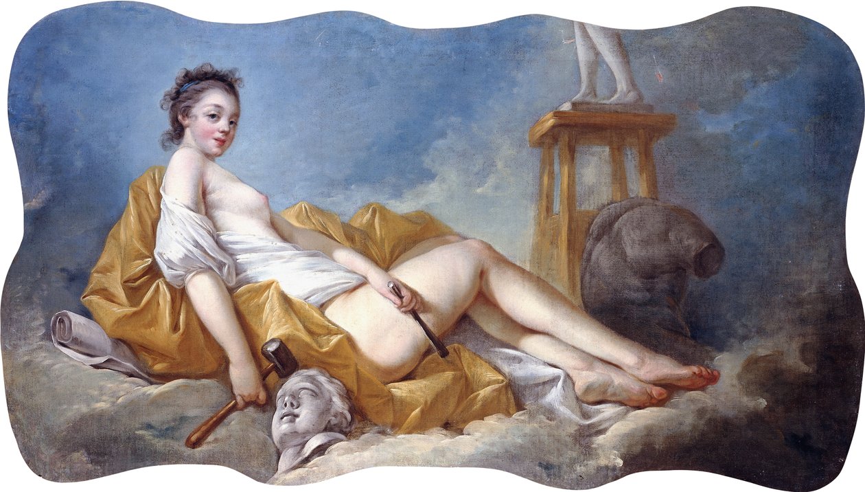 Personificazione della scultura da Jean Honore Fragonard