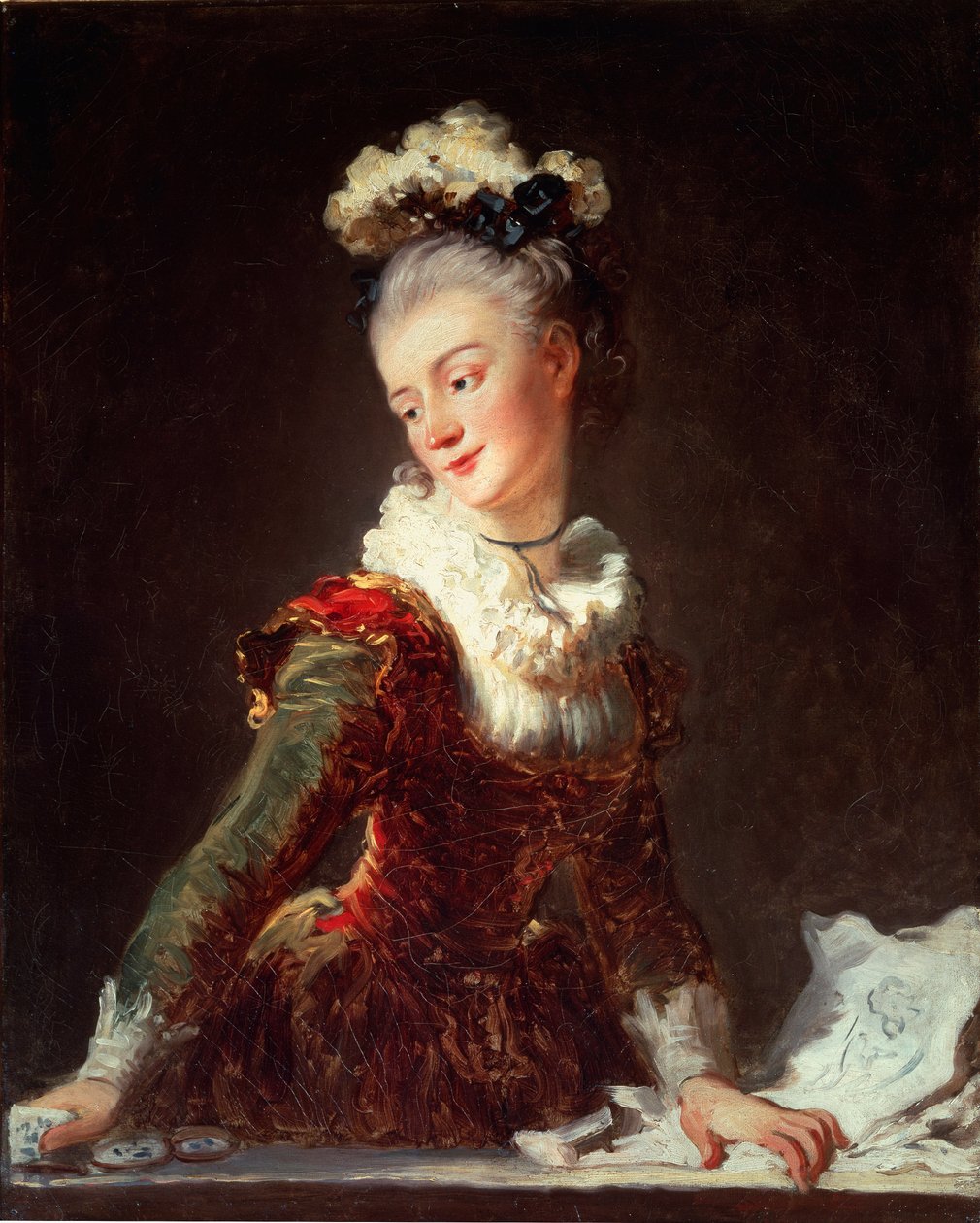 Ritratto di Marie Madeleine Guimard, prima ballerina dell