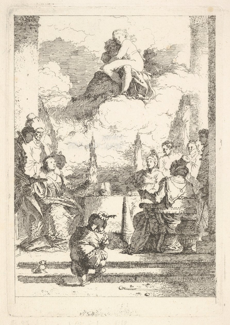 Il banchetto di Antonio e Cleopatra da Jean Honore Fragonard