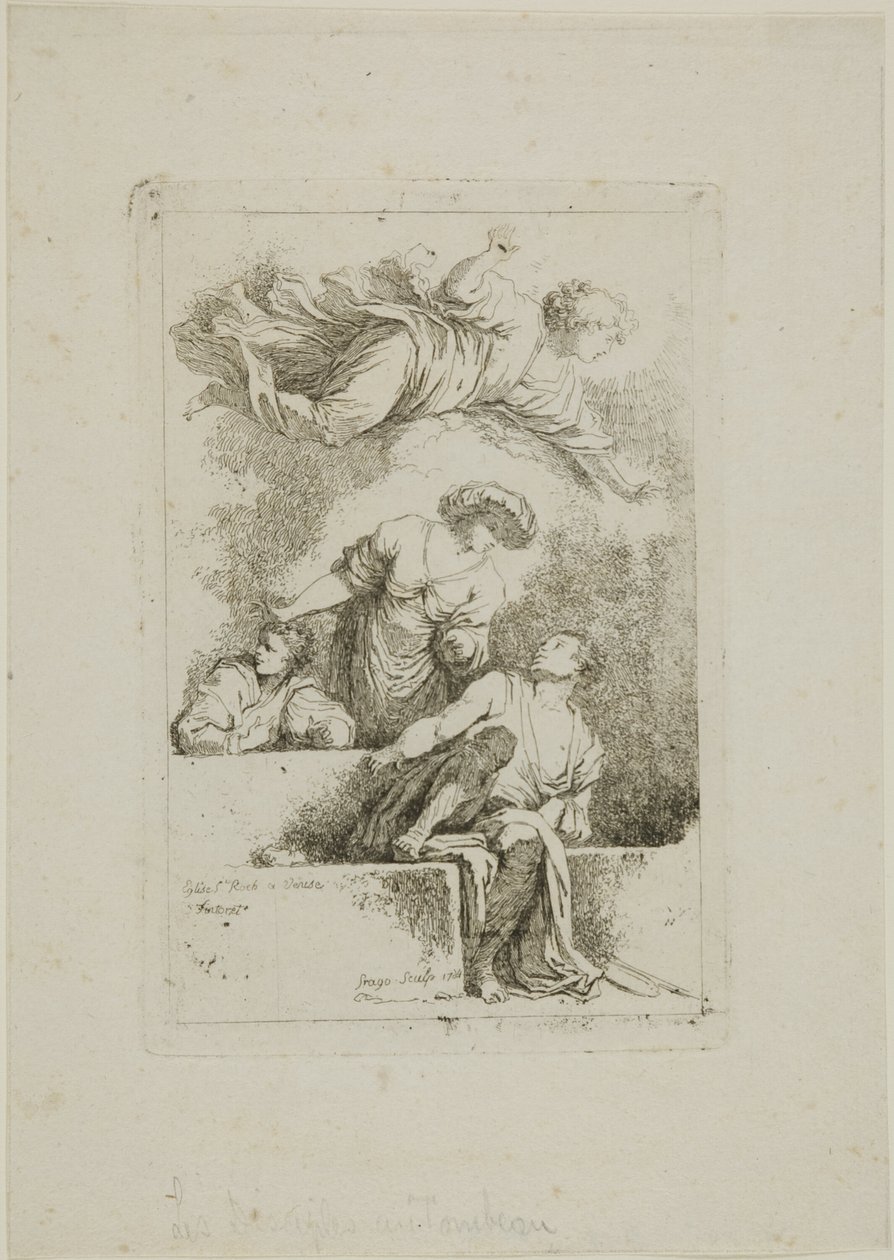 I discepoli al sepolcro da Jean Honore Fragonard