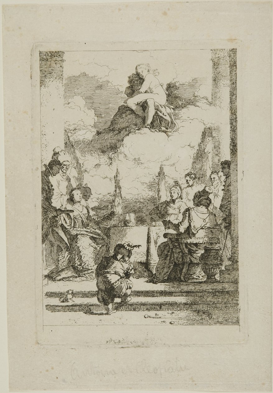 Il banchetto di Antonio e Cleopatra da Jean Honore Fragonard