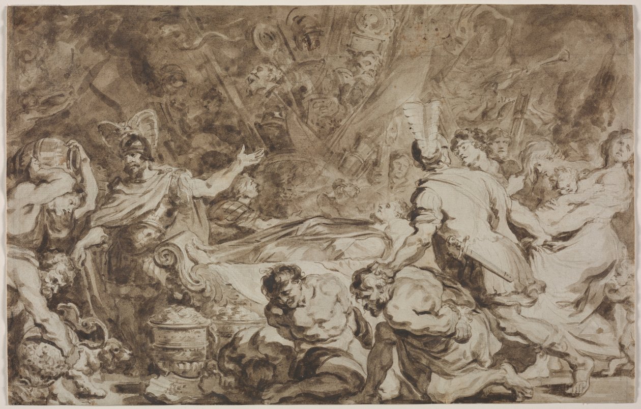 Il Funerale di Decio Mus da Jean Honore Fragonard