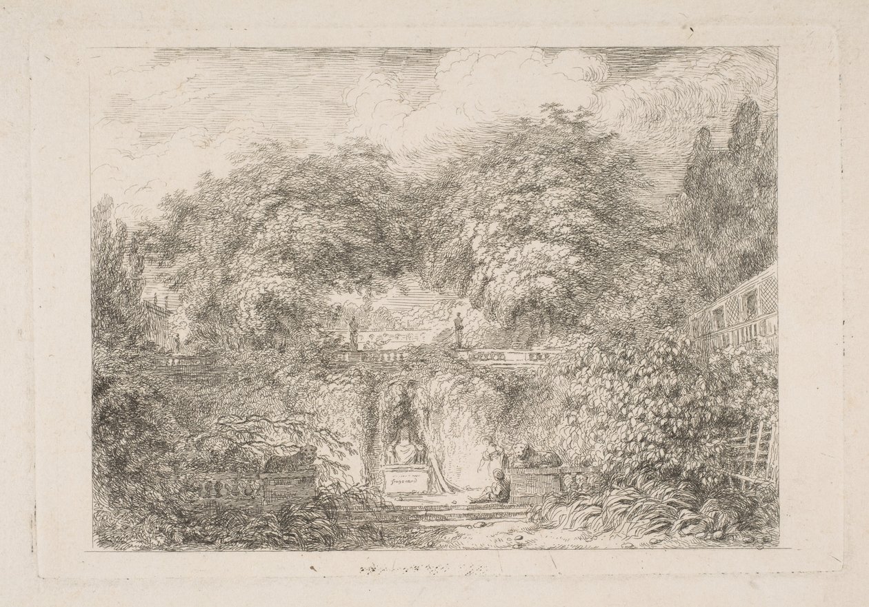 Il piccolo parco da Jean Honore Fragonard