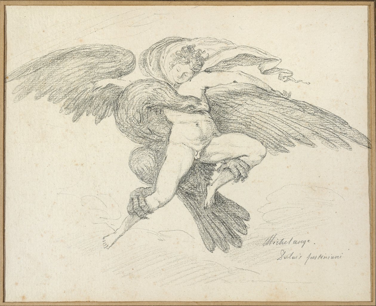 Il ratto di Ganimede, dopo Michelangelo da Jean Honore Fragonard