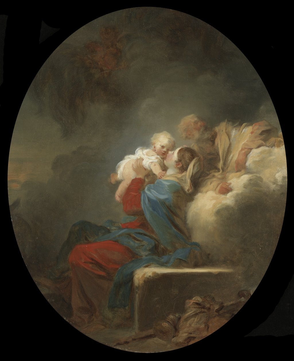 Riposo durante la fuga in Egitto, c.1774 da Jean Honore Fragonard