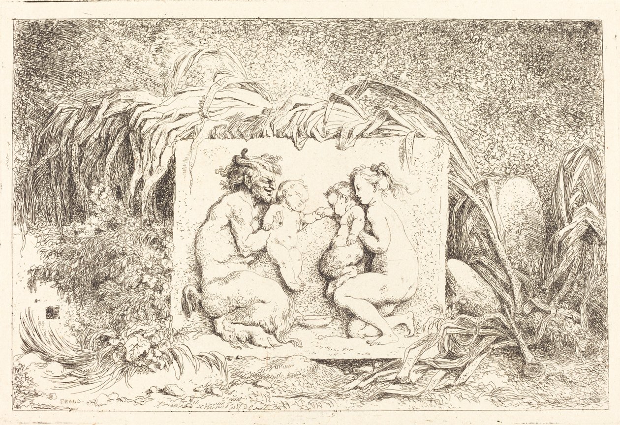 La Famiglia del Satiro da Jean Honore Fragonard
