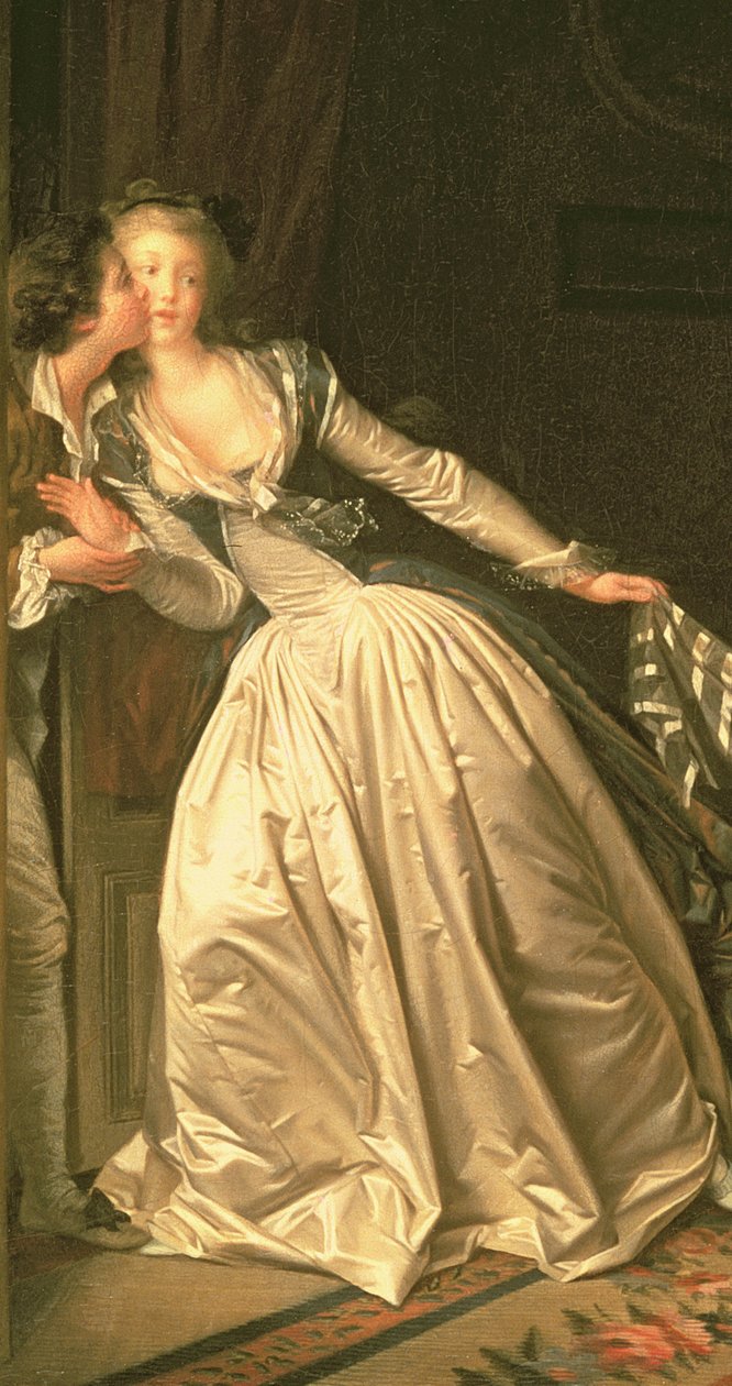 Il bacio rubato, c.1788 (dettaglio) da Jean Honore Fragonard