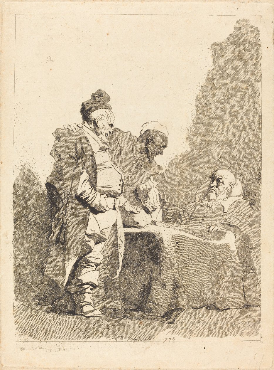 I riscossori delle tasse (Les traitants) da Jean Honore Fragonard