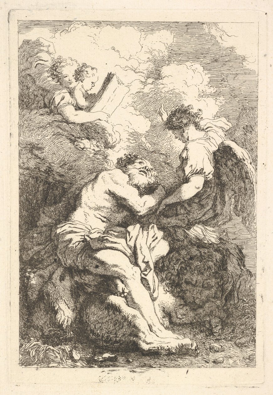 La visione di San Girolamo da Jean Honore Fragonard
