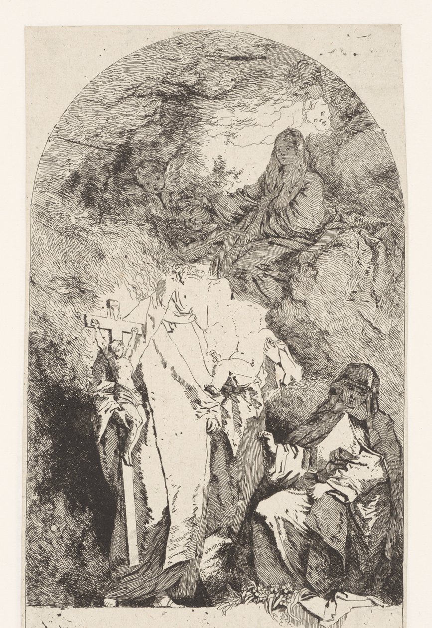 Glorificazione di Maria da Jean Honore Fragonard
