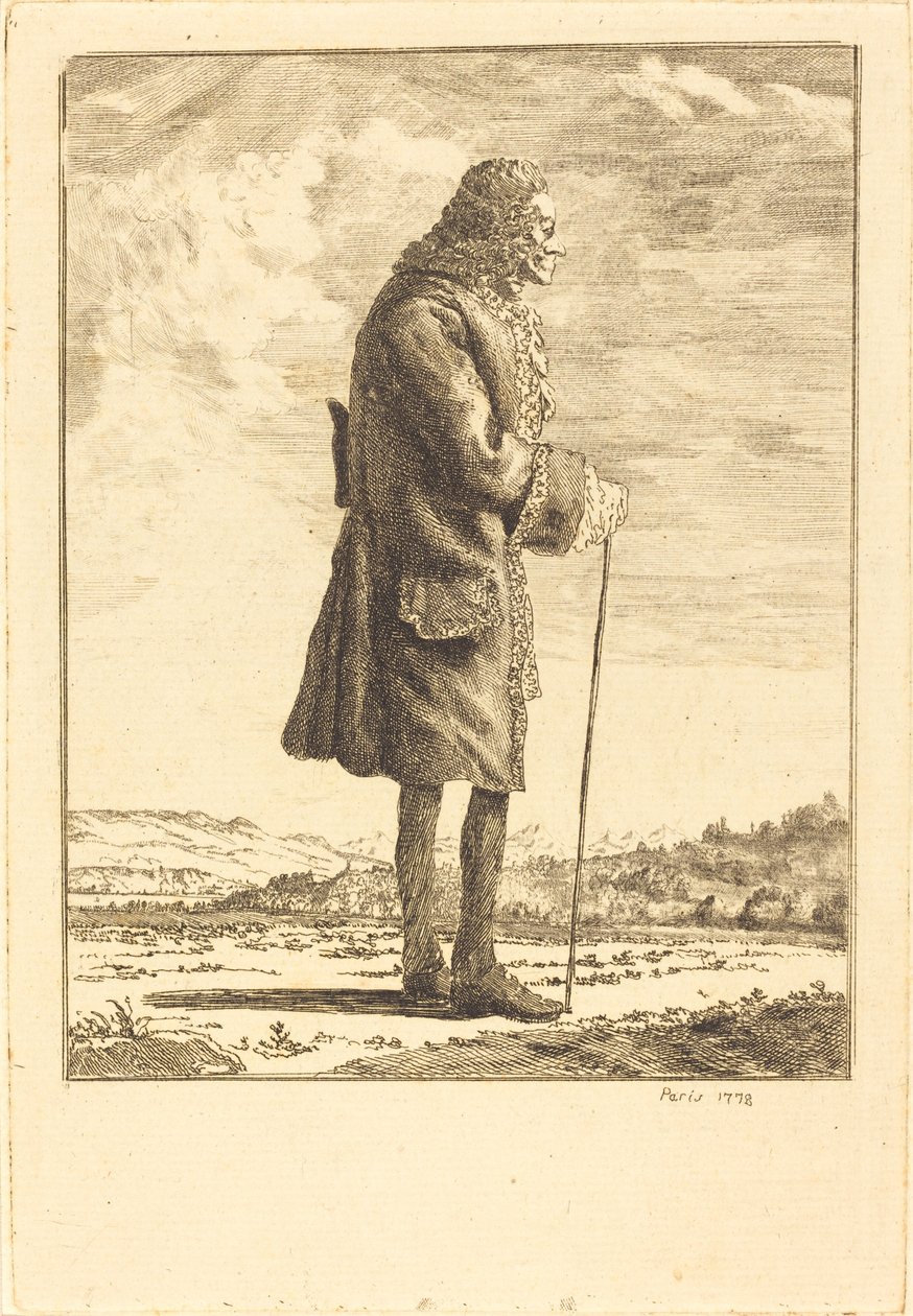 Voltaire da Jean Huber