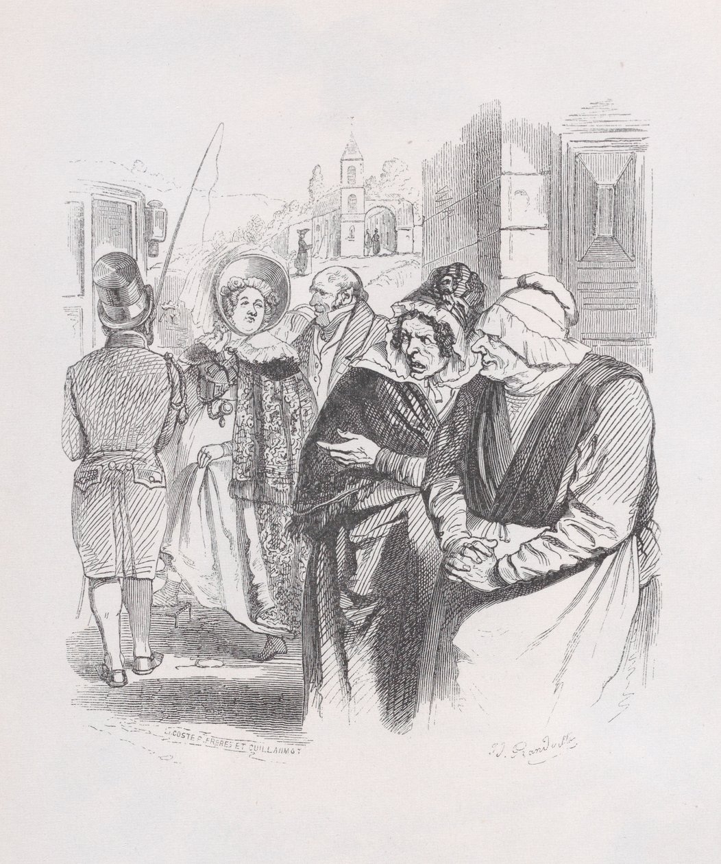 Gotton dalle Opere Complete di Béranger da Jean Ignace Isidore Gérard