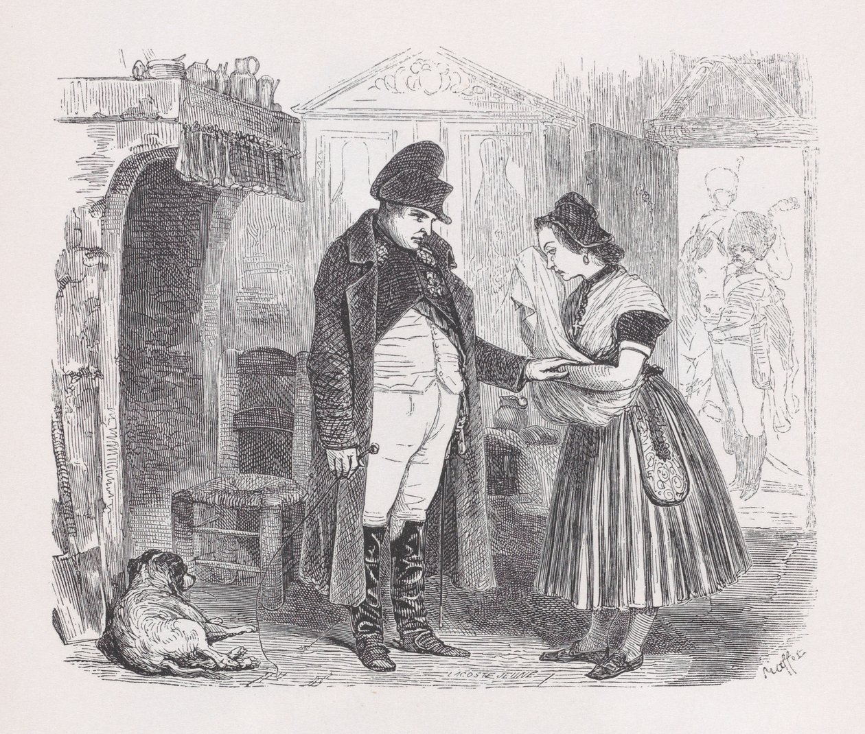 Memorie del popolo dalle Opere complete di Béranger da Jean Ignace Isidore Gérard