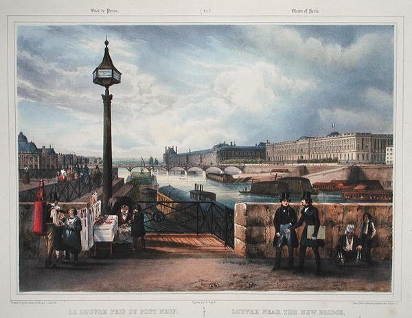 Il Louvre vicino al nuovo ponte, da 