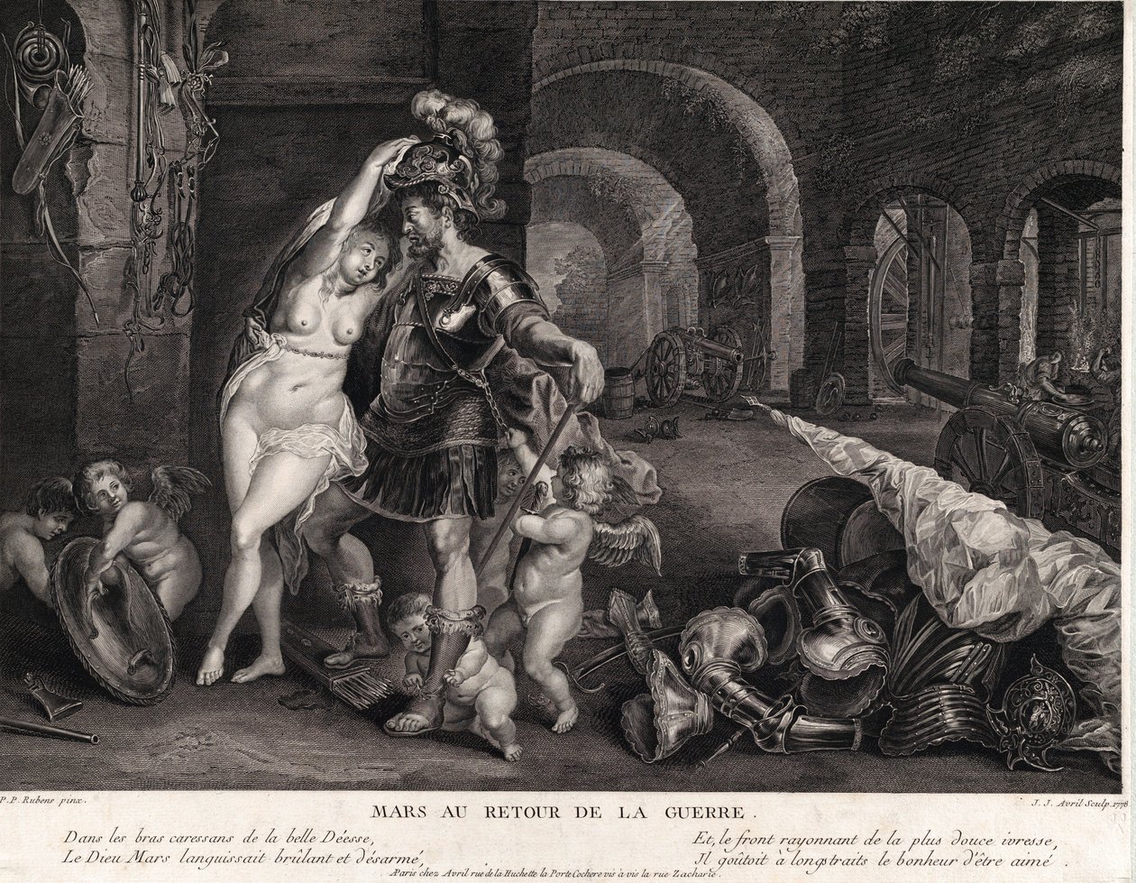 Marte al ritorno dalla guerra da Jean Jacques Avril