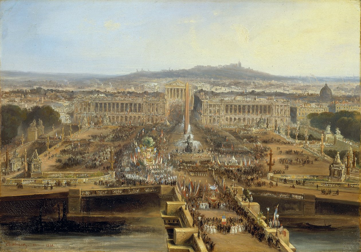 Festa della Concordia, il 21 maggio 1848 al Champ-de-Mars, 1848 da Jean Jacques Champin