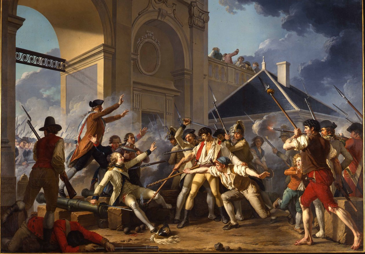 Il coraggio eroico del giovane Désilles, 31 agosto 1790, nell