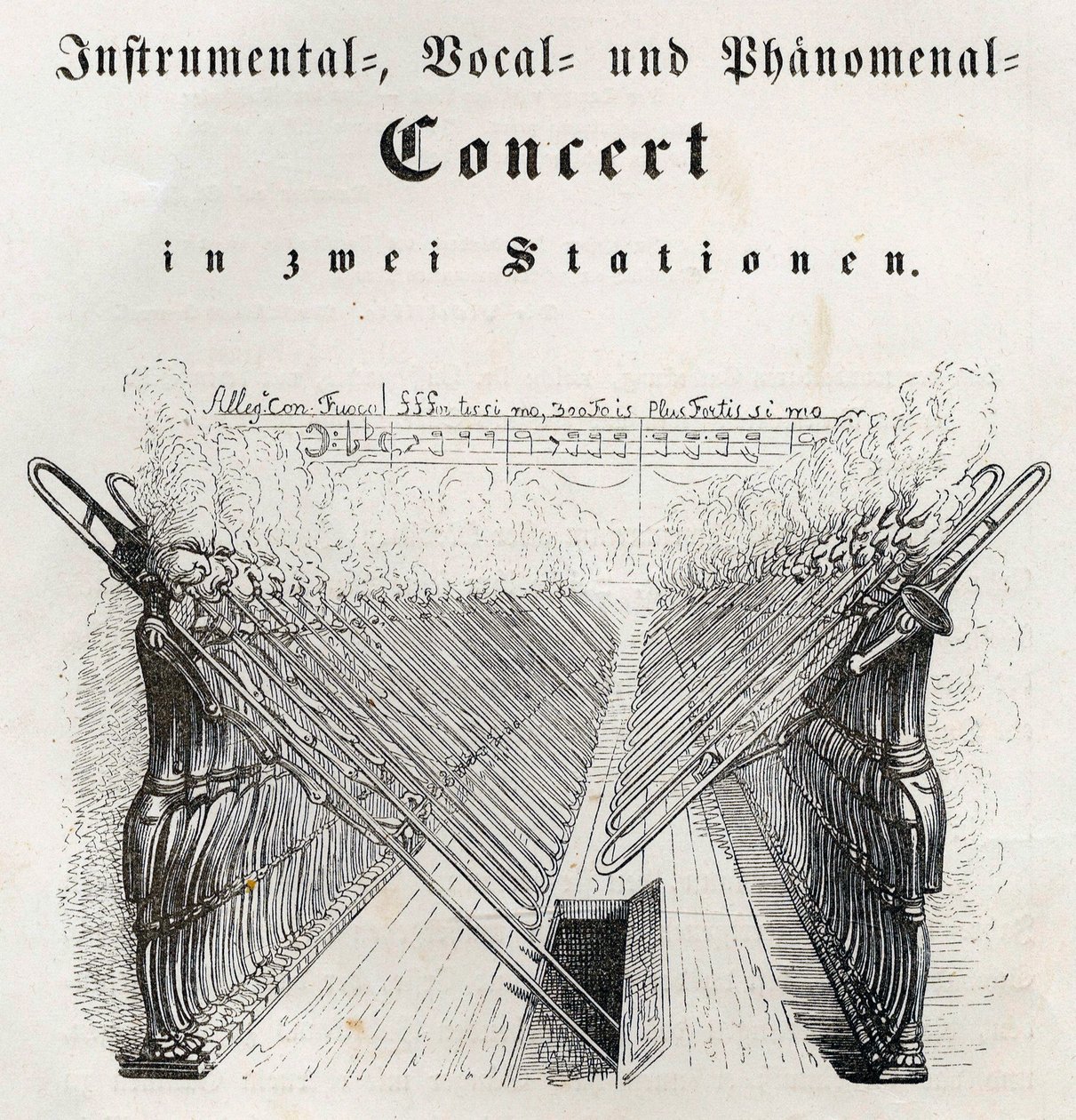 Concerto strumentale vocale e fenomenale, 1844 da Jean Jacques Grandville
