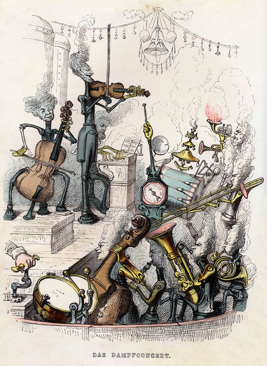 Concerto a vapore da Jean Jacques Grandville