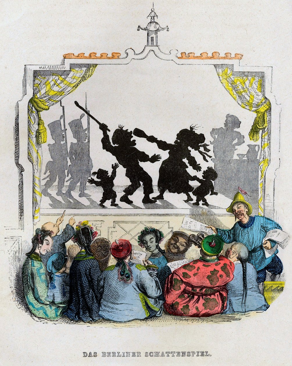 Il teatro delle ombre di Berlino da Jean Jacques Grandville