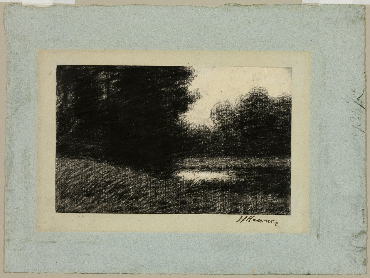 Paesaggio con uno Stagno da Jean Jacques Henner