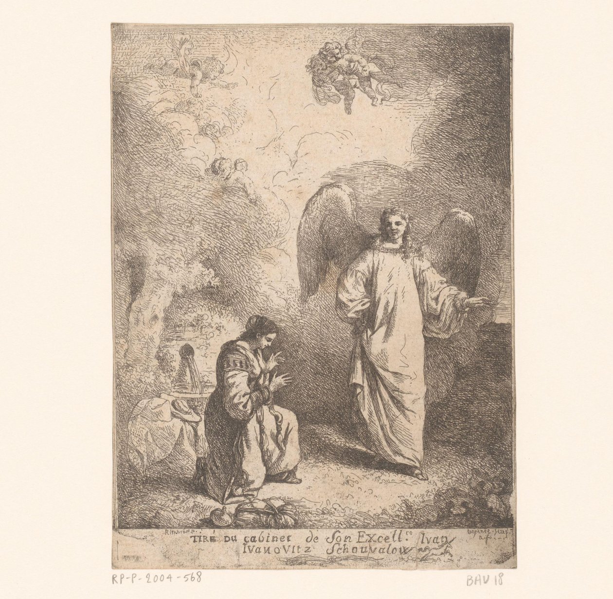 Annunciazione da Jean Jacques II Lagrenee