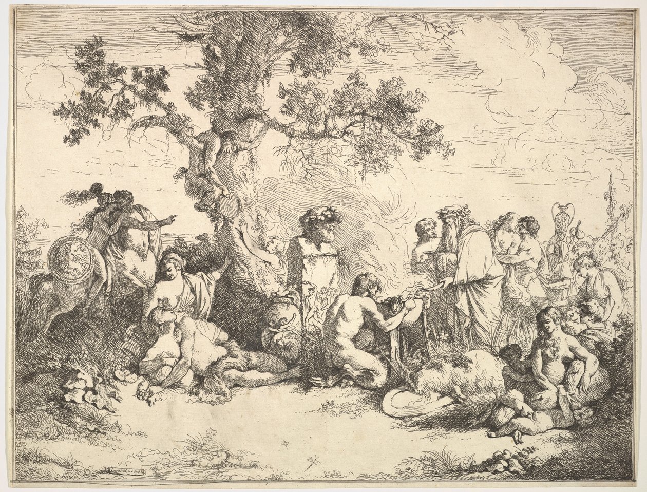 Sacrificio a Pan da Jean Jacques Lagrenee