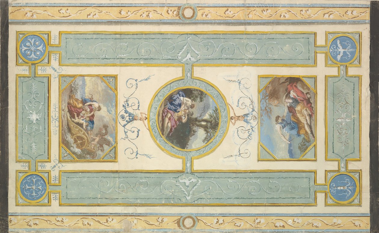 Studio per un Soffitto da Jean Jacques Lagrenee