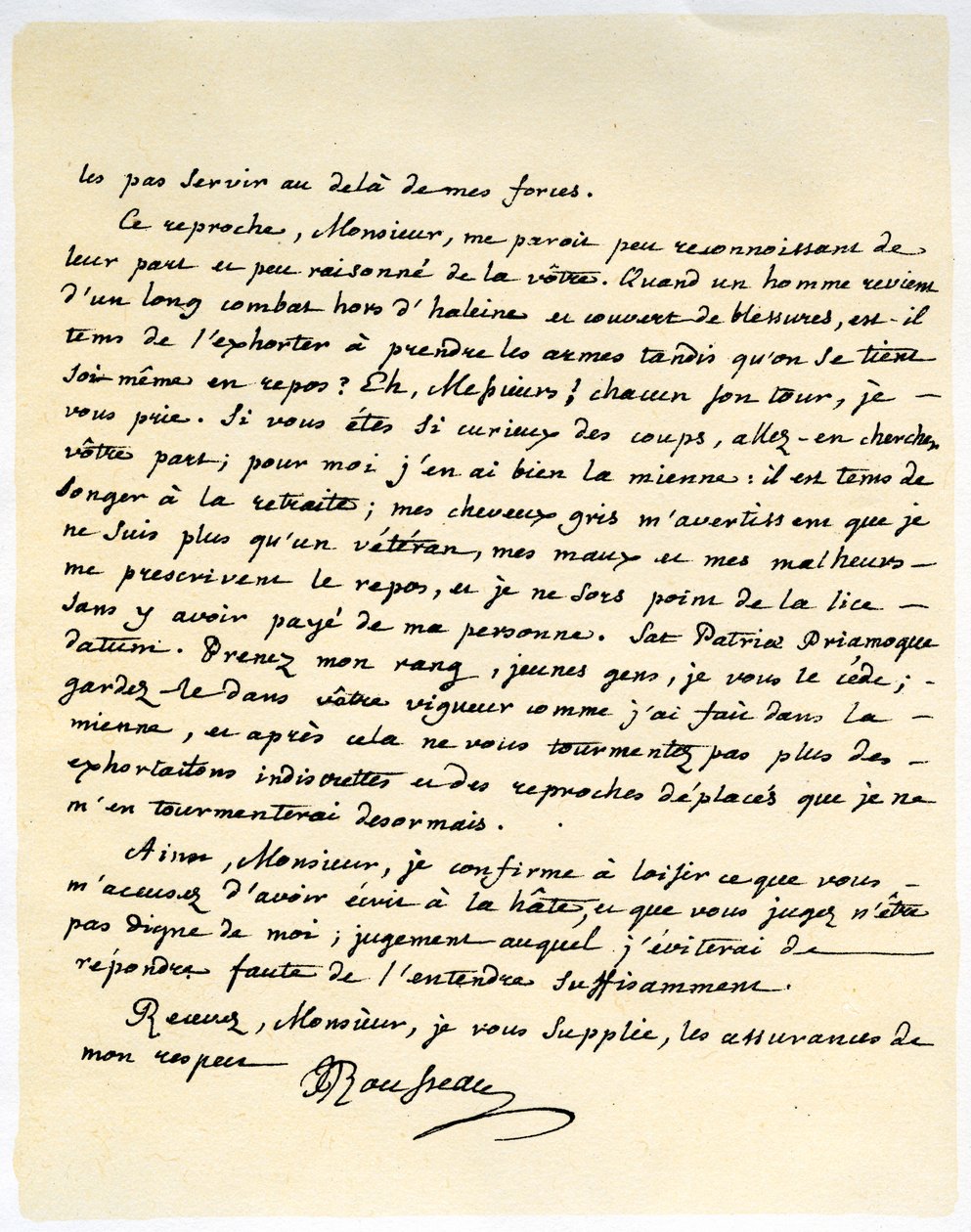 Lettera di Jean Jacques Rousseau, 15 luglio 1764 da Jean Jacques Rousseau