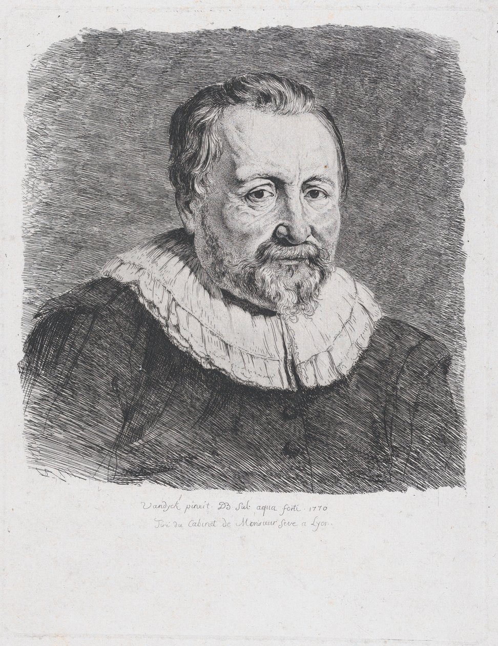 Ritratto, dopo Van Dyck da Jean Jacques de Boissieu