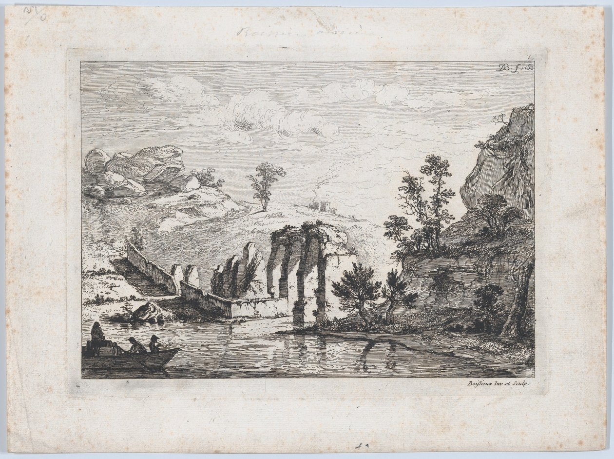 Rovine di un Acquedotto, 1763 da Jean Jacques de Boissieu