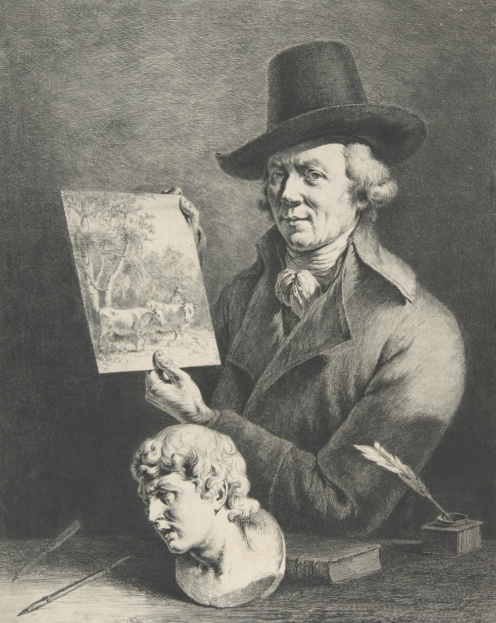 Autoritratto con Mucche da Jean Jacques de Boissieu