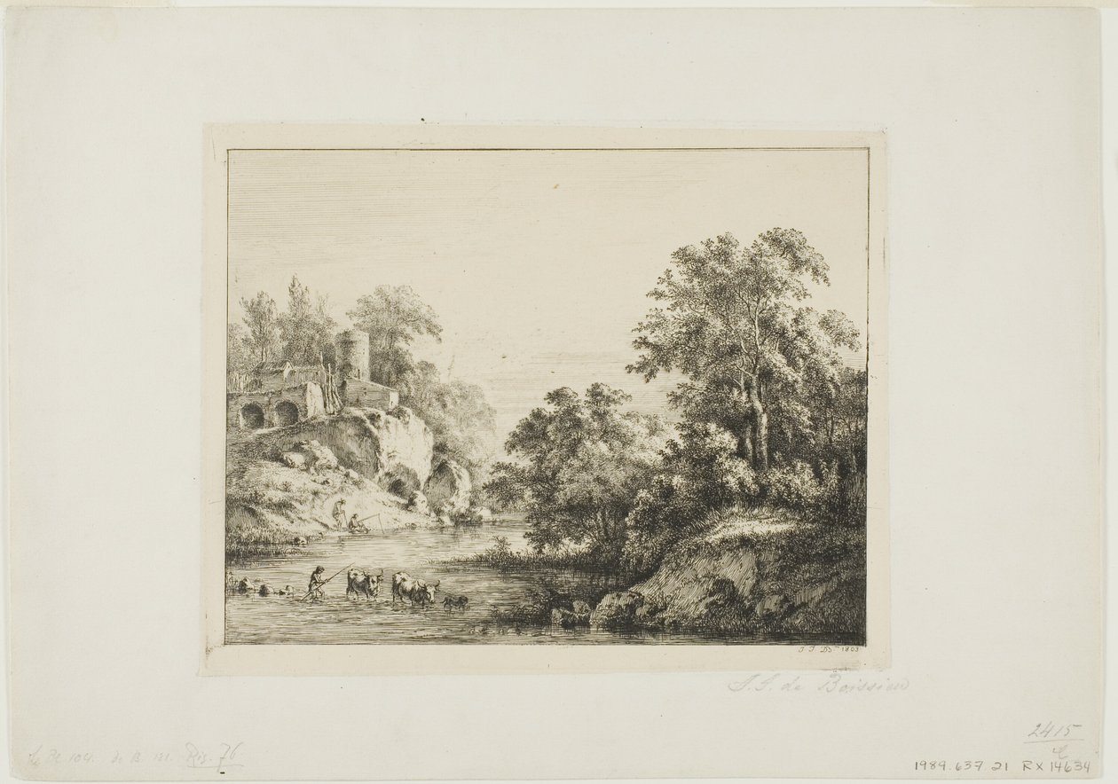 Il piccolo guado da Jean Jacques de Boissieu