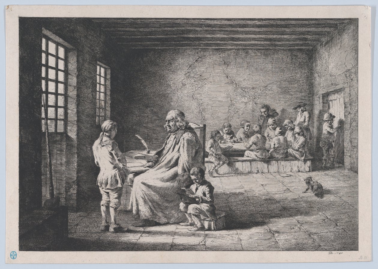 Il maestro di scuola da Jean Jacques de Boissieu