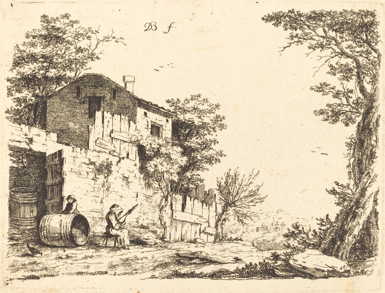 La filatrice da Jean Jacques de Boissieu