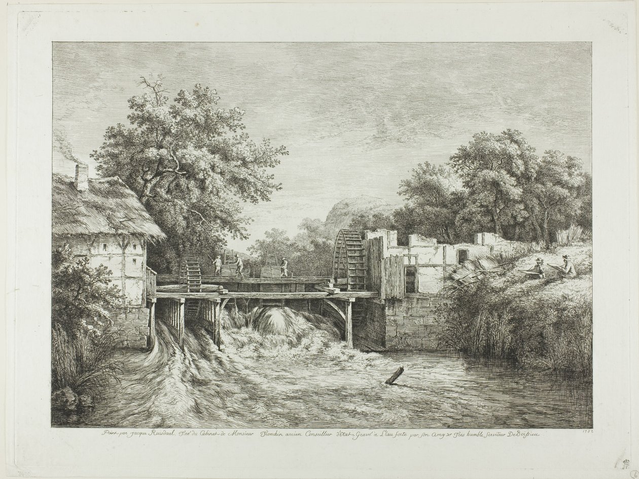 Mulino ad acqua da Jean Jacques de Boissieu